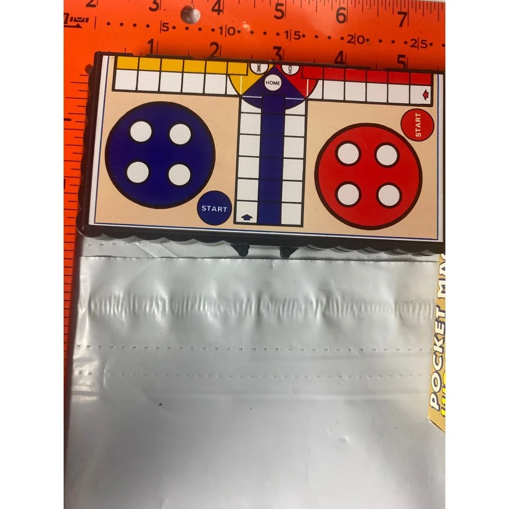 Vintage Pressman Pocket Magnetic Ludo Travel Game No. 349 Board Pieces Box